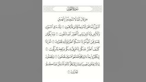 سورة النحل : ٥١-٥٦| القارئ : عمر القزابري