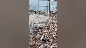 Concrete casting for ground floor #construction #goodtools #smartwork #craft #viral #short