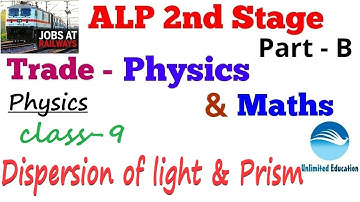 Physics & MathsTrade | Physics - Dispersion of Light| Class - 9| By Er. Avinash Kumar| RRB ALP