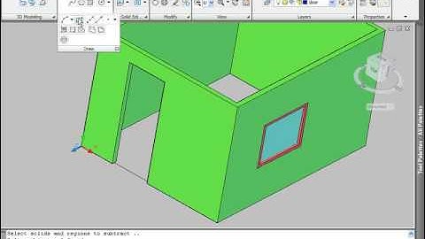 Part 6 - 3D AutoCAD 2009 Modelling