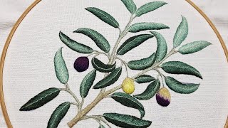 올리브 자수 Olive Embroidery