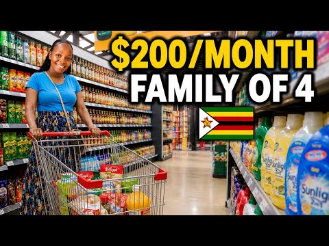 How We Survive On One Income in Zimbabwe 🇿🇼 | Grocery Shopping 
