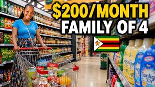 How We Survive On One Income in Zimbabwe 🇿🇼 | Grocery Shopping