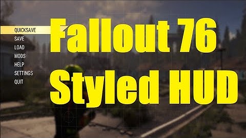 Fallout 4 Mod Review - Fallout 76 Styled HUD
