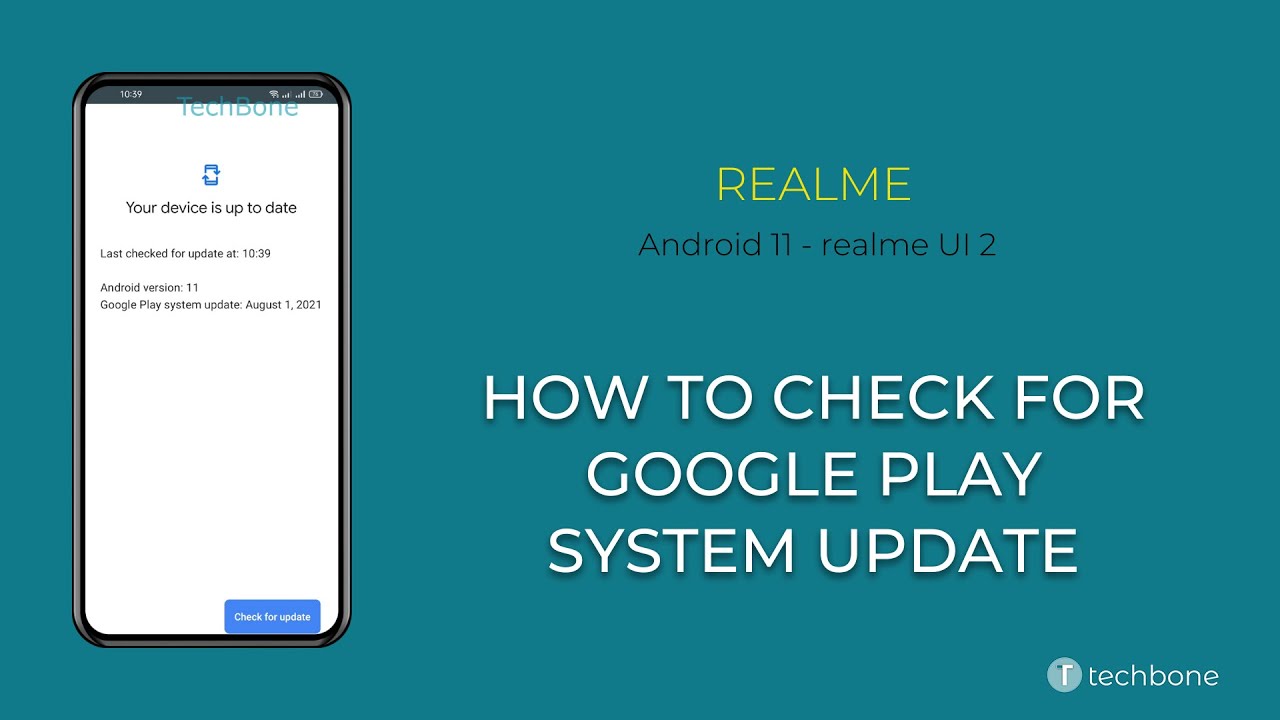 How to Check for Google Play System Update - realme [Android 11 ...