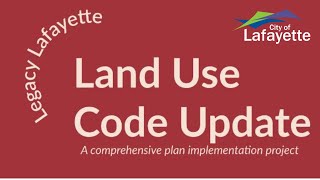 Land Use Code Working Group Meeting -April 12, 2023