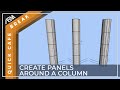 How to create panels on round column in ARCHICAD