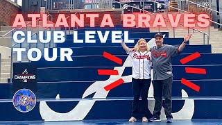 🏆World Champion Atlanta Braves ⚾ Truist Park Club (Xfinity) Level Tour l 200 Level Seats