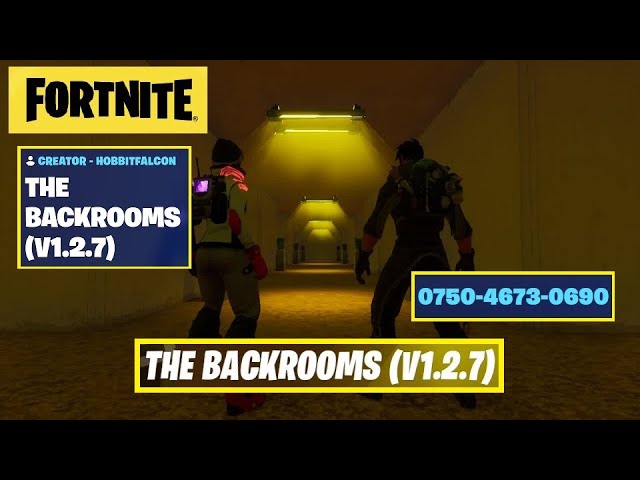 The Fortnite Backrooms [ fgb ] – Fortnite Creative Map Code