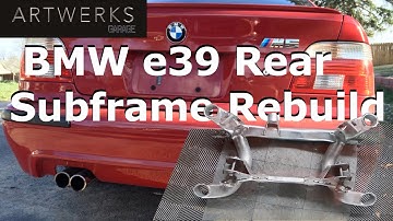 Rear Subframe Removal & Installation of all new Poly Bushings \\  97-03 BMW 5 Series #e39 #e39M5 #m5