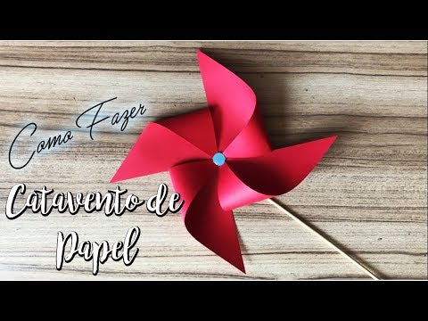 Vídeo: Como Fazer Uma Hélice De Papel