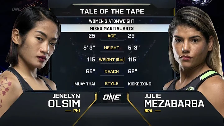 Jenelyn Olsim vs. Julie Mezabarba | ONE Championsh...