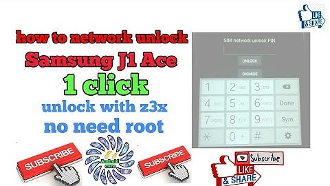 Samsung j1ace , j111f network unlock solution with z3x