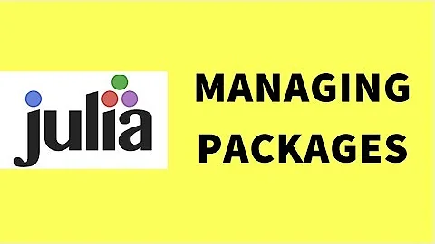 Julia Tutorials | Managing Julia Packages | How to Install, update and remove Julia Packages