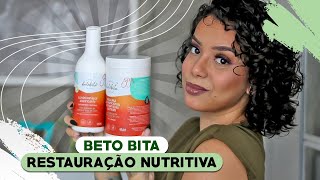 TESTANDO A LINHA RESTAURAÇÃO NUTRITIVA DA BETO BITA NO POO - Tamires Maia