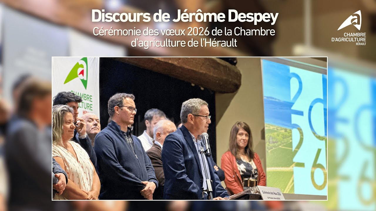 Cérémonie des vœux 2026  | discours de Jérôme Despey