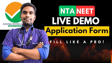 How to Fill NEET 2025 Application Form - Step-by-Step Live Demo | NTA NEET Application form 2025 🔥