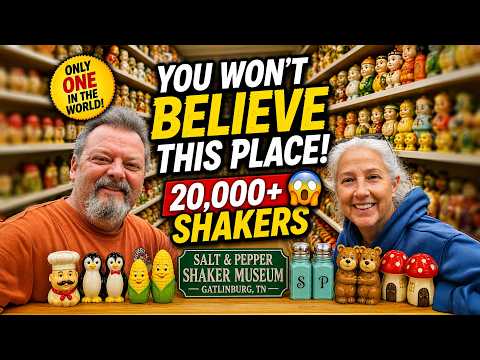 The World’s Only Salt & Pepper Shaker Museum?! | Hidden Gem in Gatlinburg TN