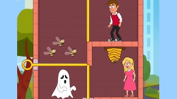 Rescue Daddy New Gameplay Walkthrough Level 68-81 Puzzle - Pull The Pin Game