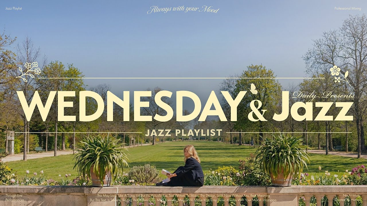 𝗪𝗘𝗗Ｎ𝗘𝗦𝗗𝗔𝗬 𝗝𝗔𝗭𝗭 𝗟𝗜𝗩𝗘 | Fresh spring warmth, peaceful Wednesday jazz ✨ | #NoAImusic