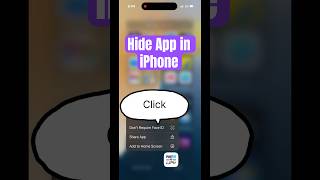 hide apps on iPhone iOS 18 #technomobille