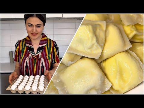 The most delicious dish of the Khorezm people is tukhum barak/Блюдо Хорезмских народов тухум барак