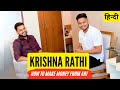 How entrepreneur make money from art ft krishna rathi  sanky vlogs