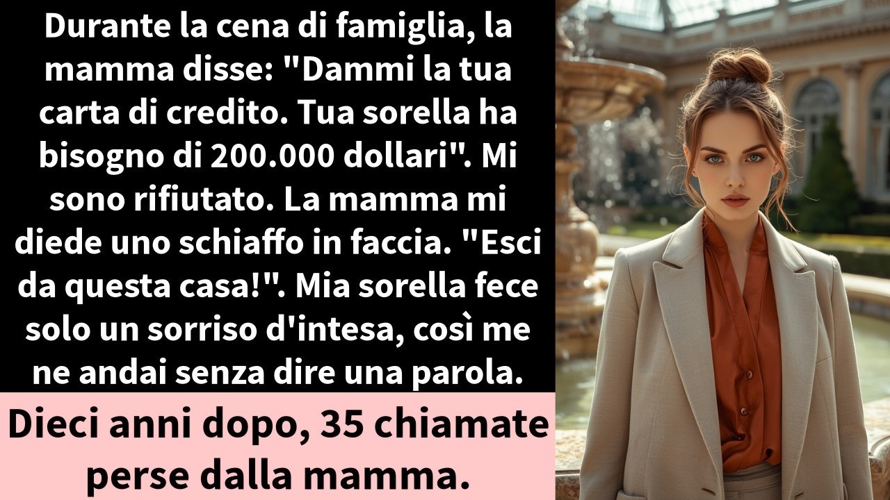Avevo appena spento la luce quando il telefono ha cominciato a squillare. Trentacinque chiamate perse da mia madre, alle 2 di notte. Dieci anni fa sono scappata di casa dopo che mi ha...