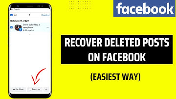 How to Recover Deleted Posts on Facebook