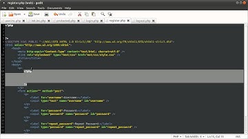 PHP Tutorial: Register and Login (User Account System) [part 01]