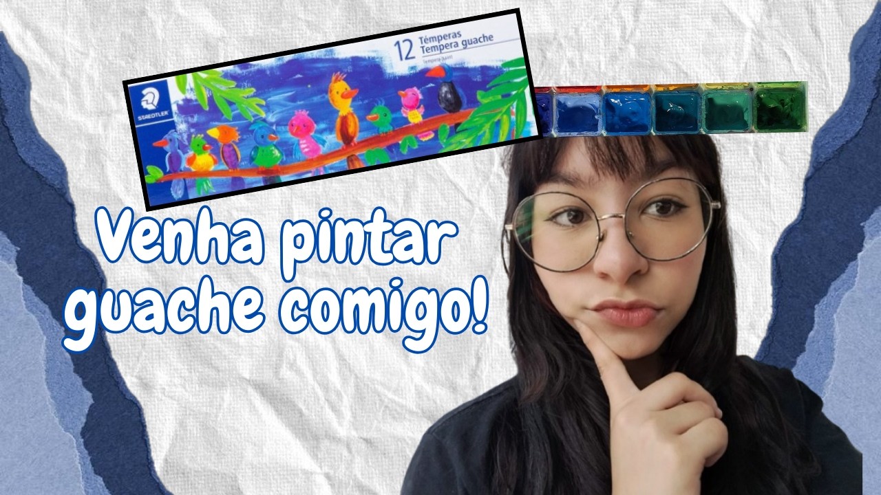 Pintando guache estilo anime!!