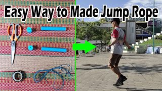 How to make the jumping rope with easy way / វិធីងាយៗធ្វើខ្សែលោតអន្ទាក់​ /Ep.008