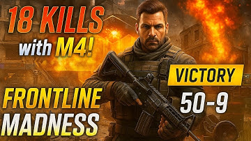 🔥 18 Kills with M4 Cold Blooded! | Frontline Madness | CODM Gameplay/🔥