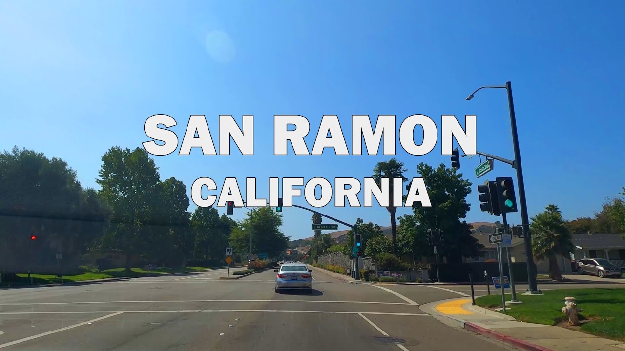 San Ramon, CA Driving Downtown 4K YouTube