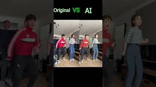 House + Brazilian Funk AI Dance Version #shorts #tiktok