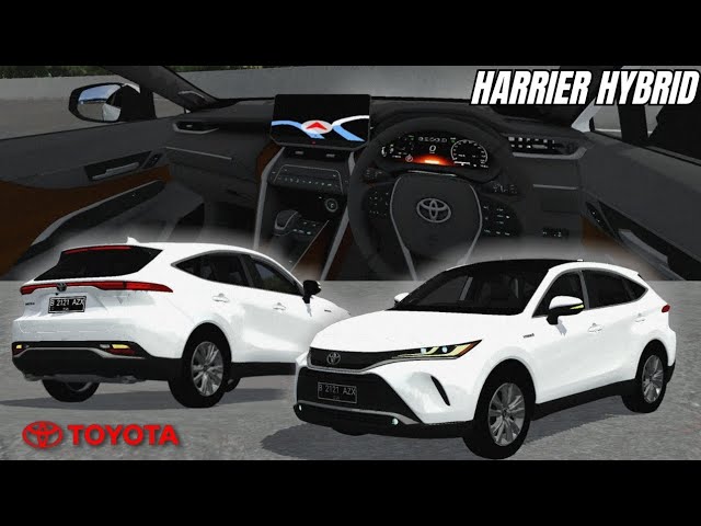 MOD BUSSID TOYOTA HARRIER HYBRID 2021 class=