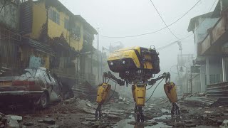Wall-E verson 2 | Post-Apocalyptic Dystopian Rain Ambient | Sci-Fi Ambiance for Sleep and Relaxation