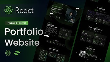 Create a Professional Developer Portfolio from Scratch | React & Tailwind CSS