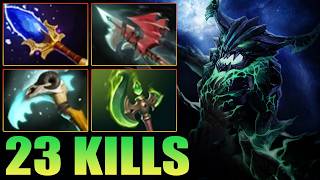 23 Kills Outworld Destroyer !! Outworld Destroyer Dota 2 Mid Lane OD Gameplay 7.40