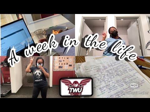 A Week In The Life of a college student: TWU PreNursing student