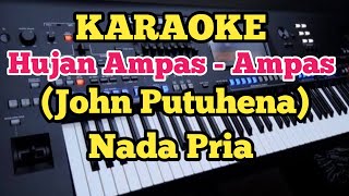 Karaoke HUJAN AMPAS AMPAS||John Putuhena - Music By Putra