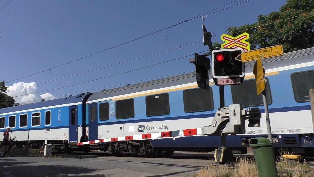 Železniční přejezd Černošice #2 19.7. 2025 Czech railroad crossing