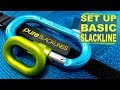 How to set up a basic slackline - Unboxing the PureKit 20m