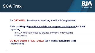 Second Chance Act Statewide Recidivism Reduction Performance Measures Training 2020