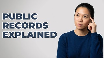 What Are Public Records On My Credit Report?