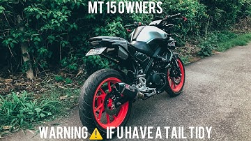 Warning ⚠️ if you have a YAMAHA MT 15 | Tail Tidy | PS MotoTube