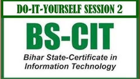 DO-IT-YOURSELF SESSION 3 | IT SESSION 2 [HINDI]