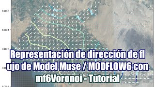 Representing Flow Vectors in a Model Muse / MODFLOW6 Model with mf6Voronoi - Tutorial