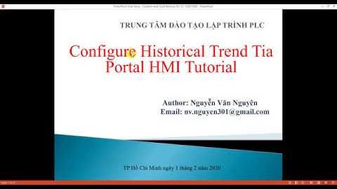 Configure Historical Trend Tia Portal HMI /RT Tutorial (Datalog And Trend TIA Portal HMI )