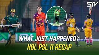 1 Week Non stop action | Full HBL PSL Week 4 Highlights Recap | HBL PSL 11 | MZB1T